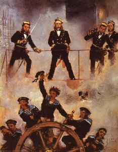 Admiral Tegetthoff In Der Seeschlacht Bei Lissa Ii — Anton Romako