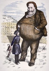 Cartoon Featuring William Marcy 'boss' Tweed