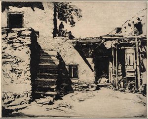 The Chief's House, Moenkopi, Arizona — Carl Oscar Borg