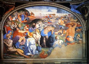 The Crossing Of The Red Sea — Agnolo Bronzino