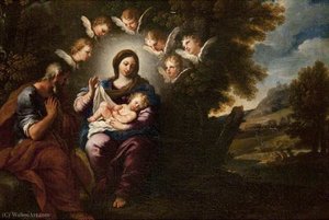 The Holy Family — Filippo Lauri