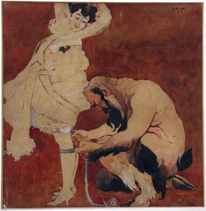 Woman and Satyr