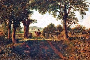 Lane Near Carrow, Norwich — John Joseph Cotman, Romanticism