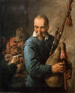 The Musette-player — David Teniers The Younger, Baroque
