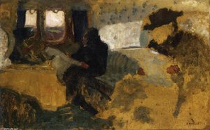 The First Class Compartment — Jean-édouard Vuillard