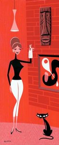 The White Warbler — Josh Agle (shag)