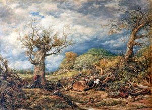 The Woodcutters — John Linnell