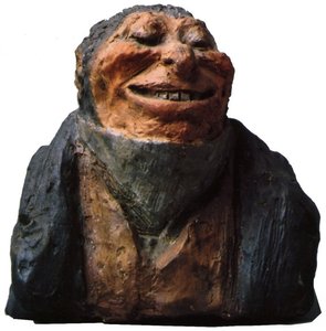 Auguste Hilarion, Comte De Kératry, Terre Cuite Coloriée Wander Cooked Colored — Honoré Daumier
