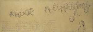 Key To The Portraits Of General Eliott And His Officers In The Painting Of The Siege Of Gibraltar, 14 September 1782 — George Carter