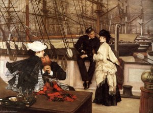 English The Captain And The Mate — James Jaques Joseph Tissot, Realism