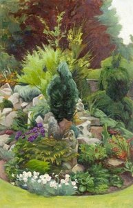 Avalon Garden With A Garden Shed, Bushey — Myrtle Broome