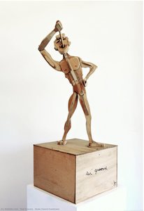 Nude Sword Swallower — Red Grooms