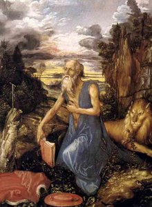 Jerome Penitent, Cambridge Fitzwilliam M — Albrecht Dürer, Northern Renaissance
