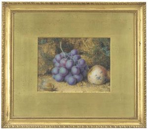 Grapes, Crab-apple And A Chestnut — William Hough