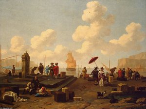Seashore — Abraham Van Diepenbeeck