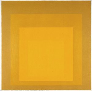 Study For Homage To The Square Departing In Yellow — Josef Albers, Minimalism