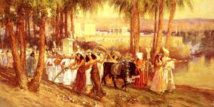 An Egyptian Procession — Frederick Arthur Bridgman