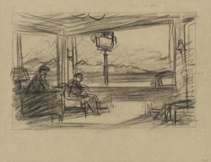 Study For Western Motel — Edward Hopper