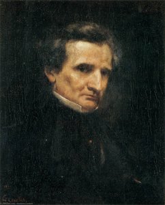 Portrait Of Hector Berlioz — Gustave Courbet