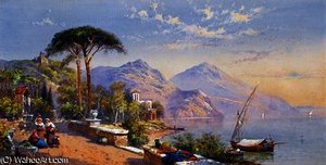 Near Naples — Charles Rowbotham, Romanticism