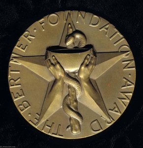 Bertner Foundation Award Medal For Outstanding Achievement In The Field Of Cancer Research — Joseph Emile Renier
