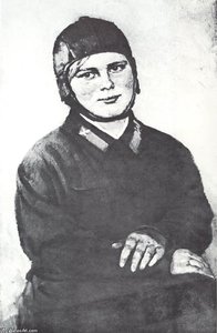 Portrait Of Pilot-woman M.s. Zimova — Konstantin Yuon
