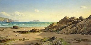 Summer evening, broad haven sands