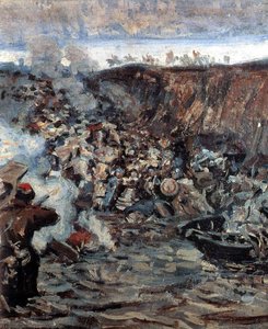 'study To ''the Conquest Of Siberia By Yermak''' — Vasily Ivanovich Surikov