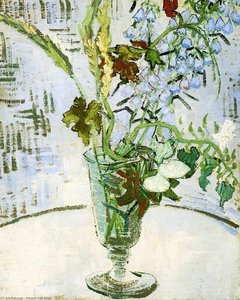 Flowers In A Vase — Vincent Willem Van Gogh