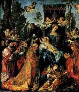 The Feast Of The Rose Garland — Albrecht Dürer