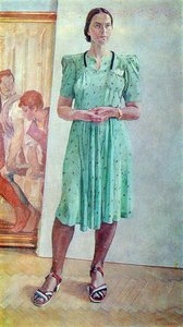 Portrait Of A Woman — Aleksandr Deyneka