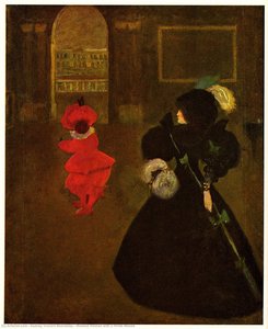 Masked Woman with a White Mouse