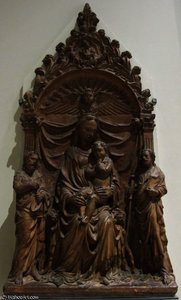 Bottega), Pala D'altare Con La Madonna I Santi — Michele Da Firenze