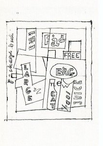 Study For Package Deal — Stuart Davis