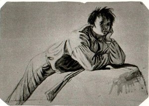 Study Of The Fur Trader's Son — George Caleb Bingham