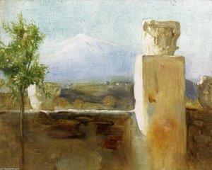 Mount Etna From Taormina — Arthur Hacker