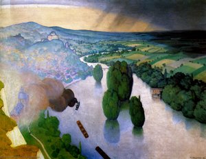 To Remember Andelys — Félix Vallotton, Post-impressionism