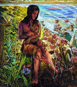 Nude On Tropical Island — Francis Ferdinand Maurice Cook