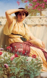 A Tryst — R.b.a John William Godward, Neo-classicism