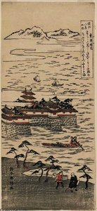 Clearing Weather At Awazu — Suzuki Harunobu