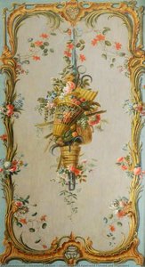 Decorative Wall Panel With Flowers And Vegetables — Dieudonné Deneux