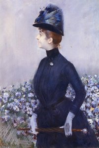 La femme aux fluers