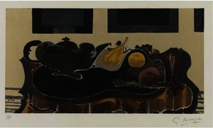 Teapot And Fruit — Georges Braque