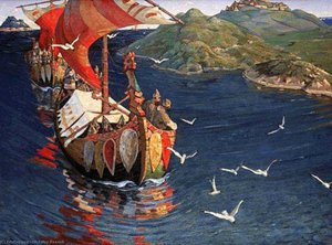 Overseas Guests — Nicholas Roerich, Symbolic Expressionism