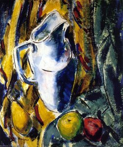 Still Life With Pitcher And Fruit — Alfred Henry Maurer