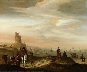 View Of Schenvenigen Beach — Salomon Rombouts