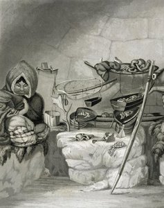 Interior Of An Eskimo Snow Hut — George Francis Lyon