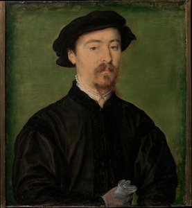 Portrait Of A Man With Gloves — Corneille De Lyon