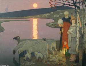 Pastoral — Frederick Cayley Robinson