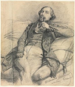 Man Smoking — Jean-louis Ernest Meissonier
